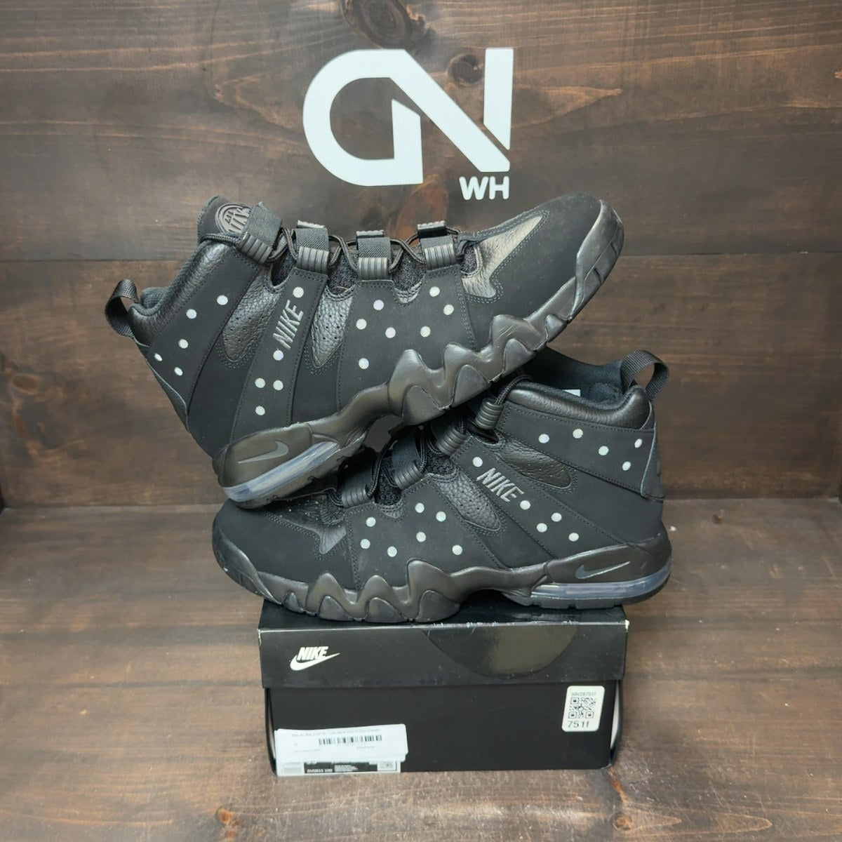 Nike Air Max 2 CB '94 Triple Black Size 12 (Pre-Owned) - Image 1