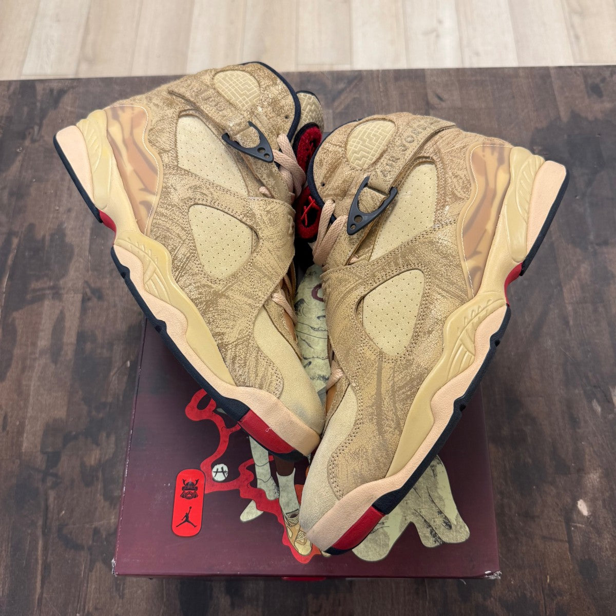 Jordan 8 Retro SE Rui Hachimura Black Samurai - Image 1
