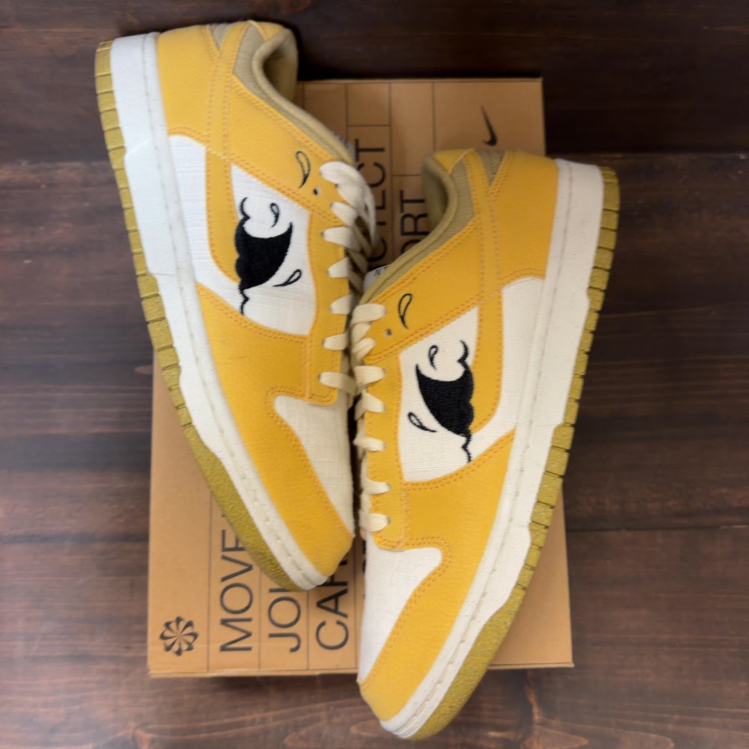 Nike Dunk Low Retro Sun Club Wheat Grass Orange - Image 2