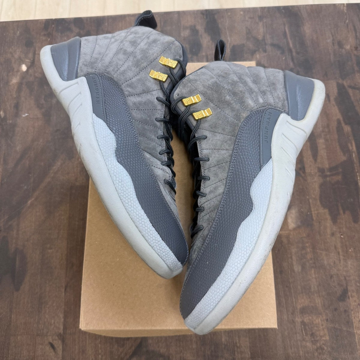 Jordan 12 Retro Dark Grey Size 12 (Pre-Owned) - Image 1
