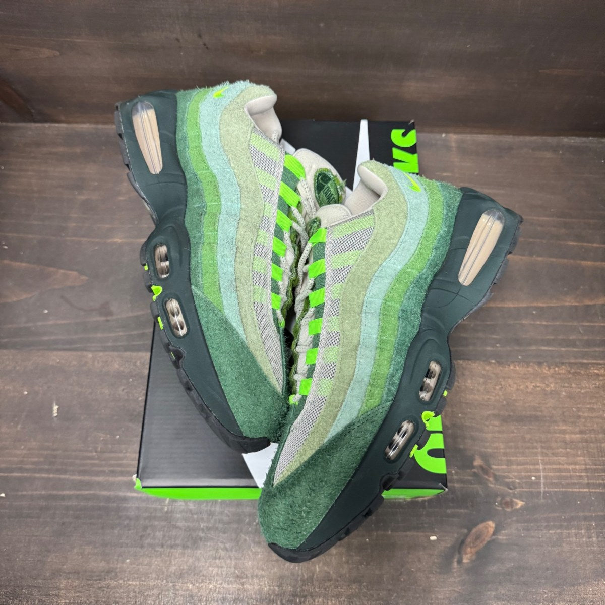Nike Air Max 95 Big Bubble Ducks of a Feather Oregon Ducks The Woods - Image 2