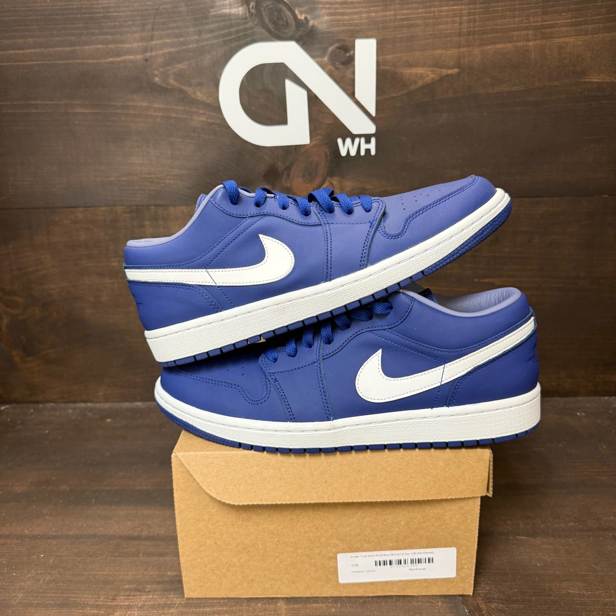 Jordan 1 Low Deep Royal Blue (Women's) Size 12W (Pre-Owned) - Image 1