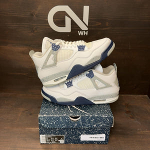 Jordan 4 Retro Midnight Navy Size 11 (Pre-Owned) - front