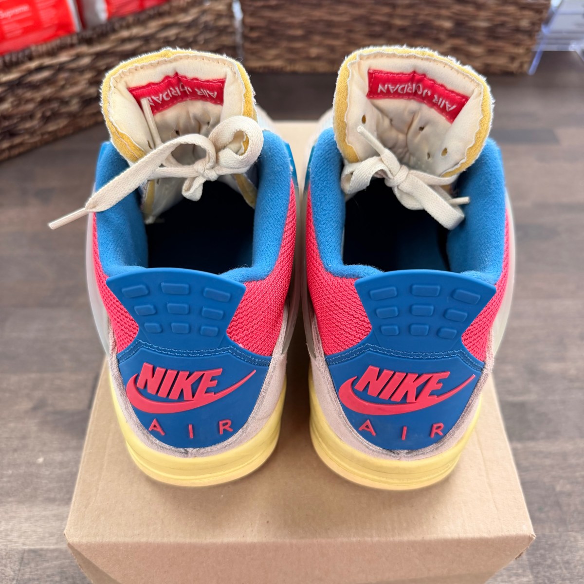 Jordan 4 Retro Union Guava Ice Size 9.5 (Pre-Owned) - Image 4