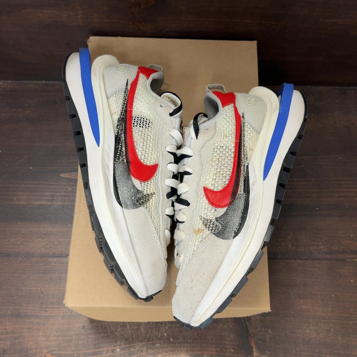 Nike Vaporwaffle sacai Sport Fuchsia Game Royal Size 8 (Pre-Owned) - back