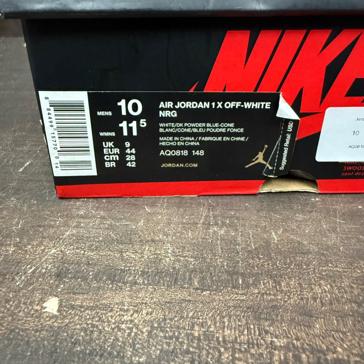 Jordan 1 Retro High Off-White University Blue - Image 7