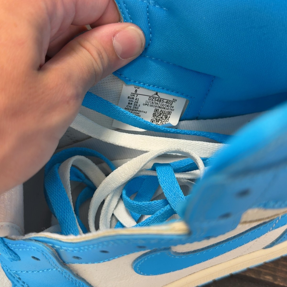 Jordan 1 Retro High OG UNC Reimagined - Image 7