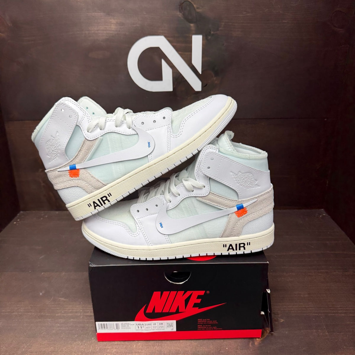 Jordan 1 Retro High Off-White Alaska - Image 1