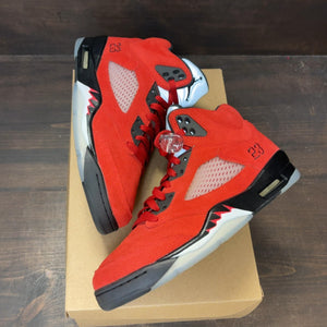 Jordan 5 Retro Raging Bull Red (2021) Size 8.5 (Pre-Owned) - Image 2
