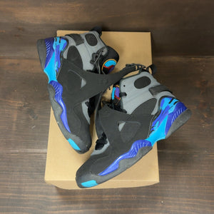 Jordan 8 Retro Aqua (2015) (GS) Size 6Y (Pre-Owned) - Image 2