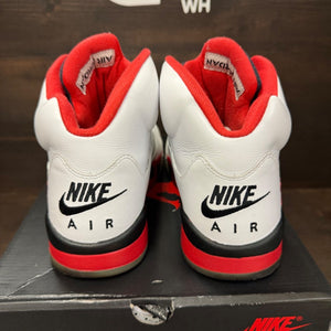 Jordan 5 Retro Fire Red Black Tongue (2025) - Image 5