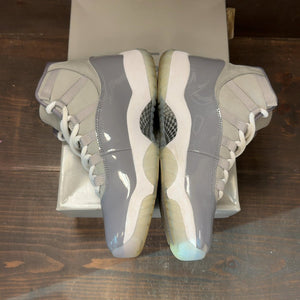 Jordan 11 Retro Cool Grey (2021) Size 9.5 (Pre-Owned) - aux