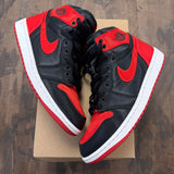 Jordan 1 Retro High OG Satin Bred (Women's) Size 11W (Pre-Owned) - Image 1