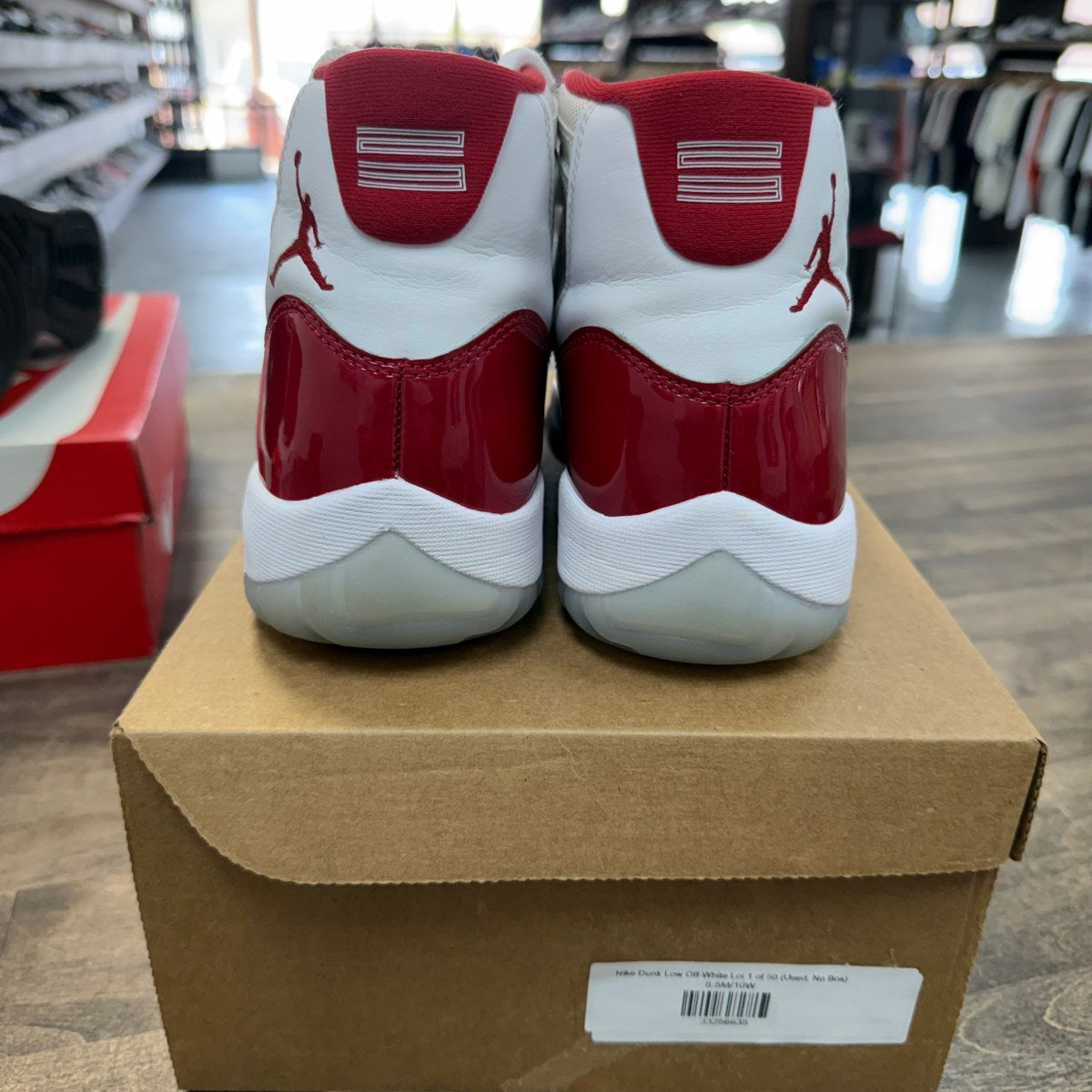 Jordan 11 Retro Cherry (2022) Size 9.5 (Pre-Owned) - Image 3