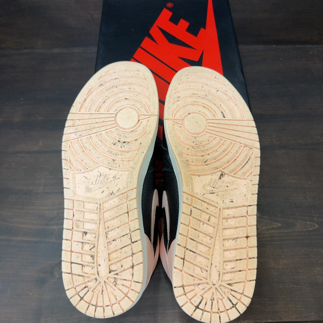 Jordan 1 Retro High Black Crimson Tint Size 12 (Pre-Owned) - Image 7