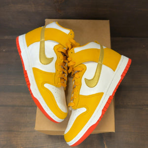 Nike Dunk High University Gold (Women's) Size 6.5W (Pre-Owned) - Image 2
