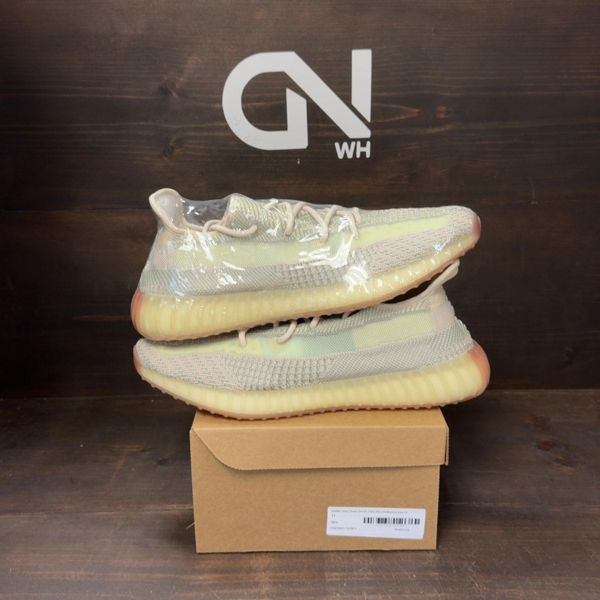 adidas Yeezy Boost 350 V2 Citrin (Non-Reflective) Size 14 - Image 1