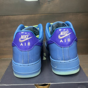 Nike Air Force 1 Low Patent Leather Mystic Navy Grape Ice - Image 5