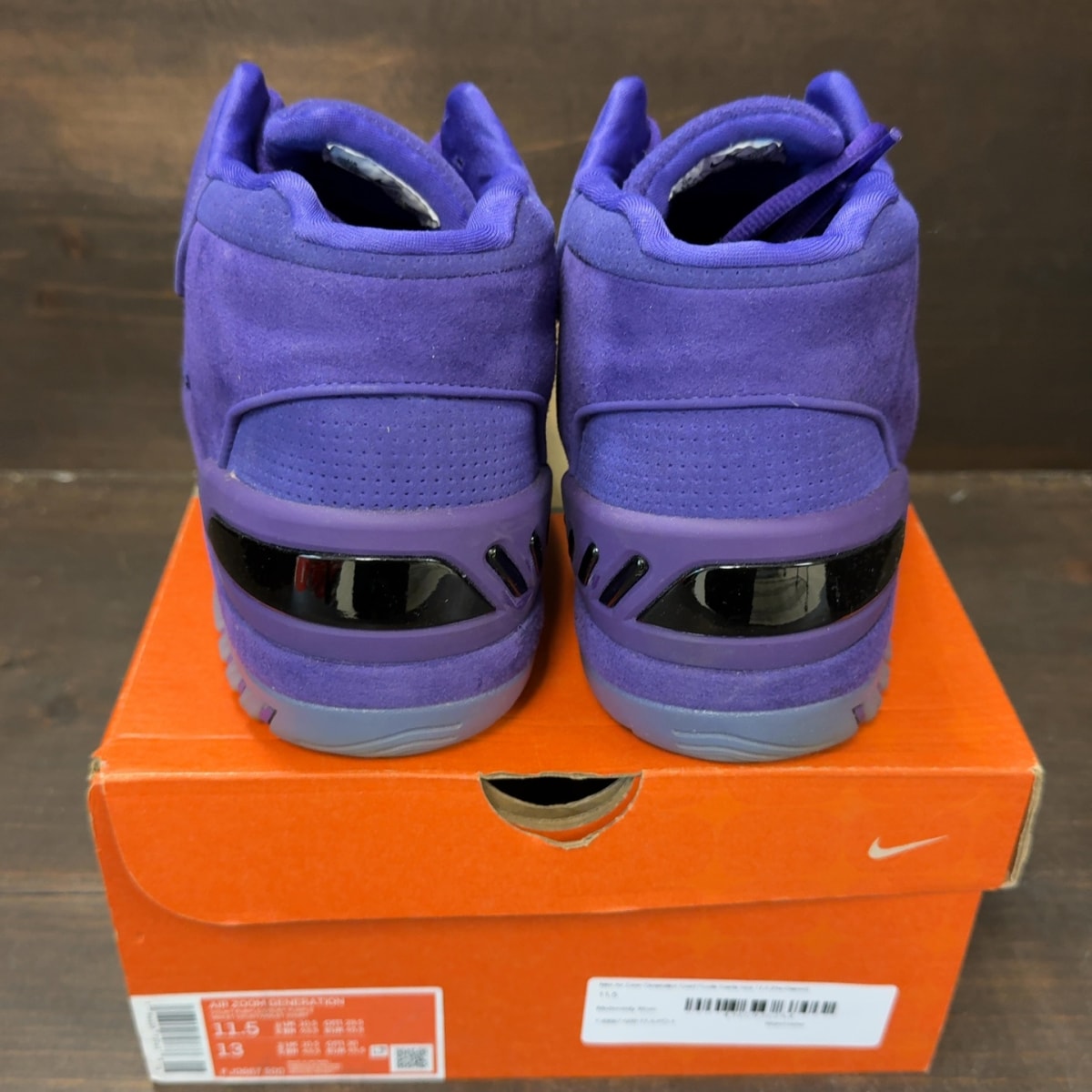 Nike Air Zoom Generation Court Purple Suede - Image 5