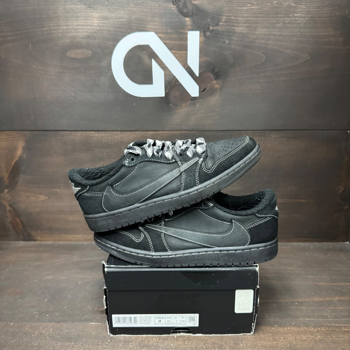 Jordan 1 Retro Low OG SP Travis Scott Black Phantom - Image 1