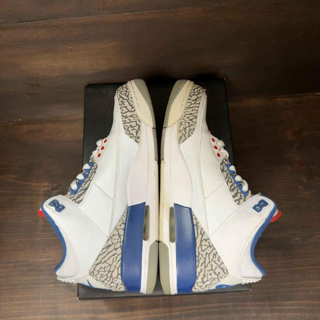 Jordan 3 Retro True Blue (2016) Size 8.5 (Pre-Owned)