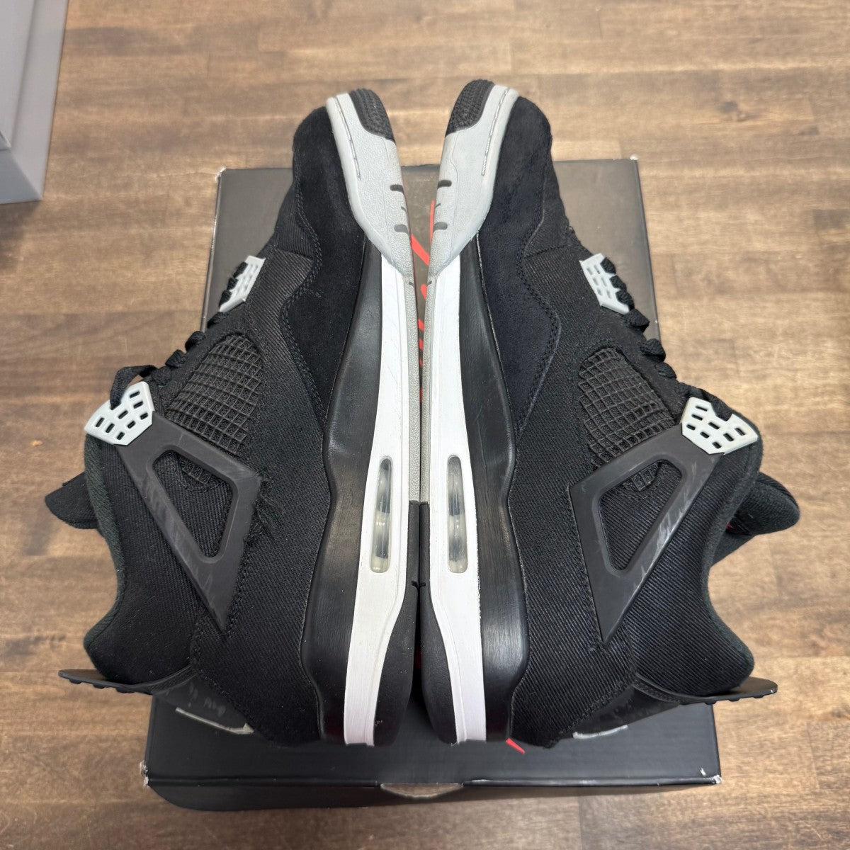 Jordan 4 Retro SE Black Canvas - Image 4