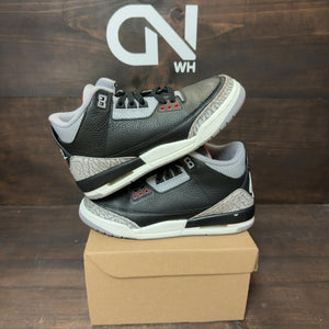 Jordan 3 Retro Black Cement (2024) (GS) Size 5.5Y (Pre-Owned) - Image 1