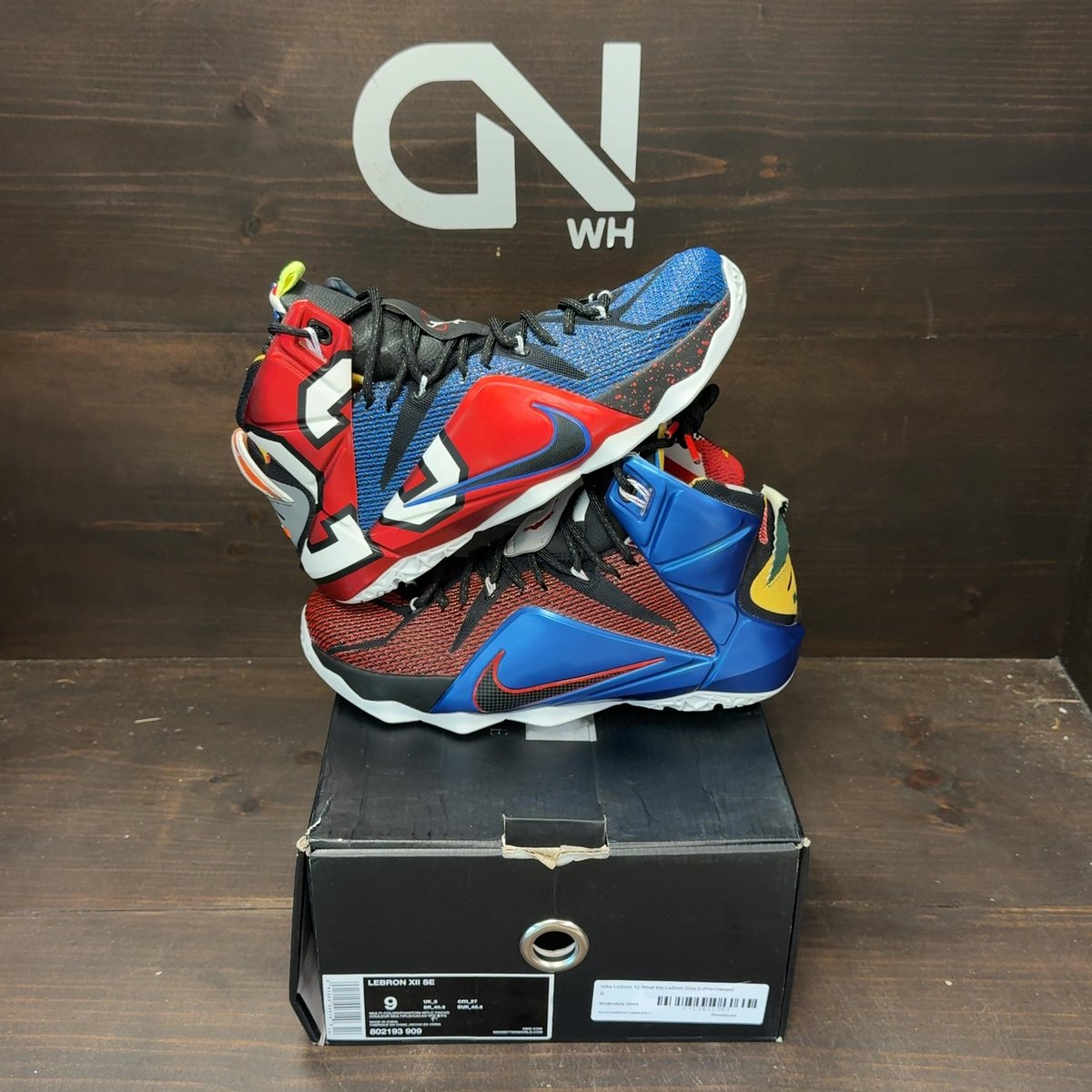 Nike LeBron 12 What the LeBron Size 9 (Pre-Owned) - front