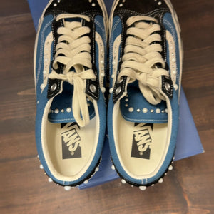 Vans LX Old Skool 36 Pearlized Pack Black Navy Size 9 (Pre-Owned)