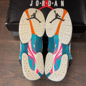 Jordan 8 Retro South Beach (GS) Size 7Y (Pre-Owned) - aux