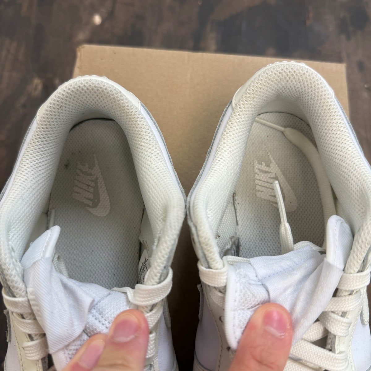 Nike Dunk Low Retro Coconut Milk (Women's) Size 6W (Pre-Owned) - Image 5