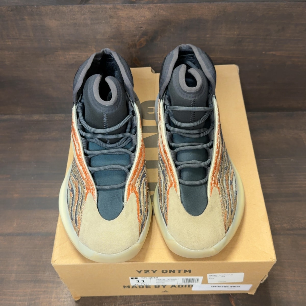 adidas Yeezy QNTM Flash Orange - Image 3