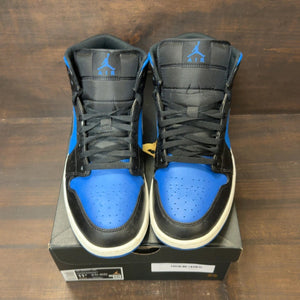 Jordan 1 Mid Black Royal Blue - Image 3