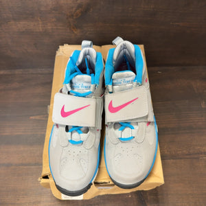 Wolf Grey Dynamic Blue Nike Air Dimond Turf 2 (GS) Size 4.5Y (Pre-Owned) - Image 3