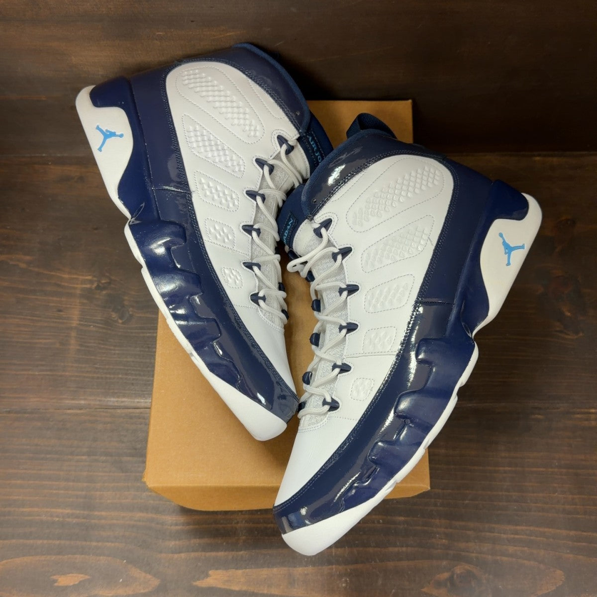 Jordan 9 Retro Pearl Blue Size 14 - Image 2