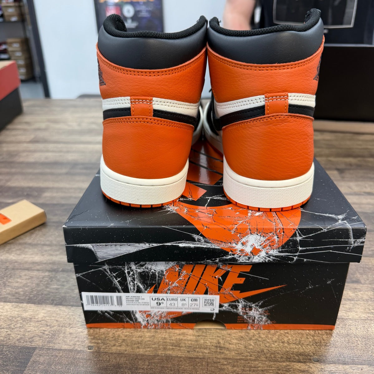 Jordan 1 Retro High OG Shattered Backboard (2025) Size 9.5 (Pre-Owned)
