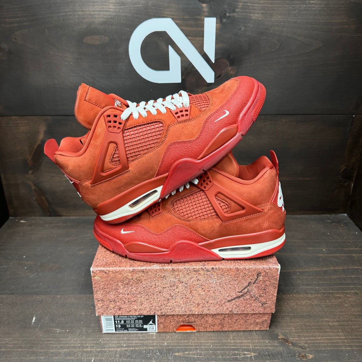 Air Jordan 4 Retro OG SP Nigel Sylvester Brick by Brick - Image 1
