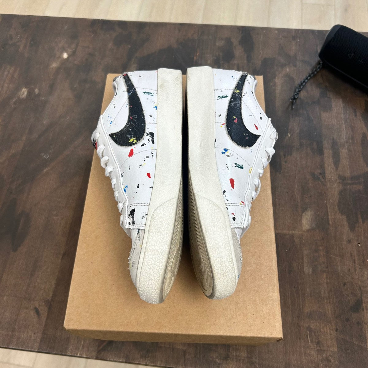 Nike Blazer Low 77 Paint Splatter Size 9 (Pre-Owned) - Image 3