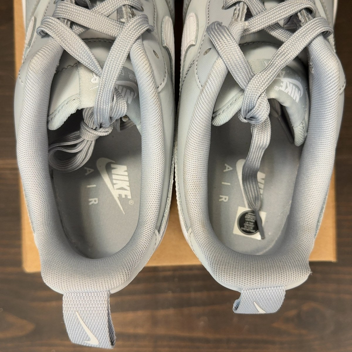 Nike Air Force 1 Low '07 LV8 Carbon Fiber Swoosh Wolf Grey White Size 9.5 (Pre-Owned) - Image 6