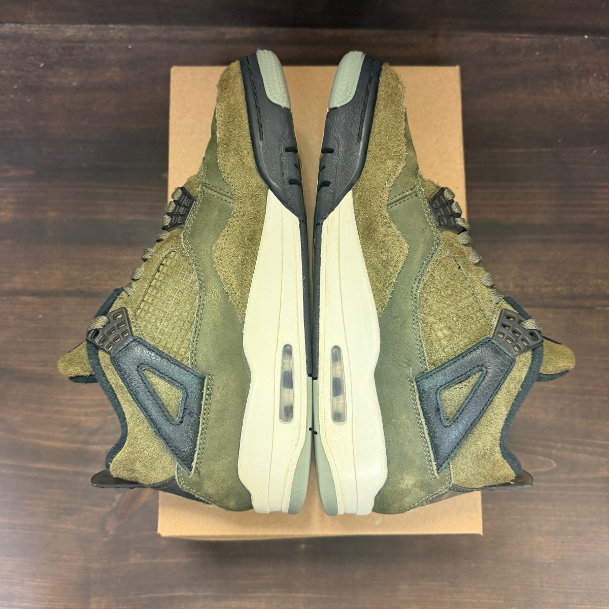 Jordan 4 Retro SE Craft Medium Olive Size 9 (Pre-Owned) - Image 5