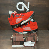Jordan 5 Retro Raging Bull Red (2021) Size 12 (Pre-Owned) - front