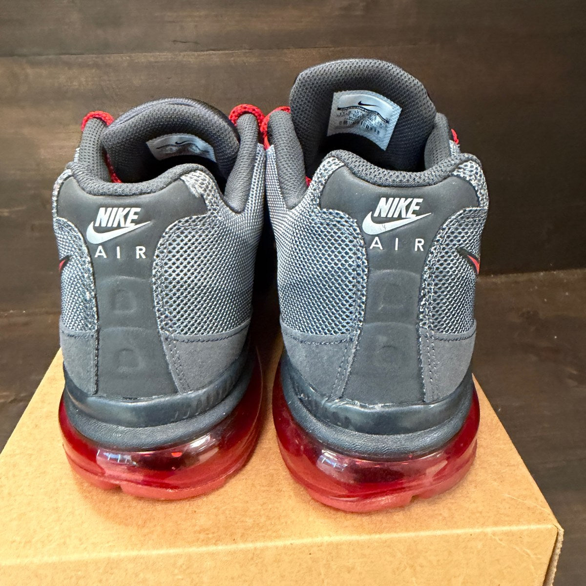 Nike Air Max 95 Dynamic Flywire Gym Red Black Size 11.5 (Pre-Owned) - Image 4