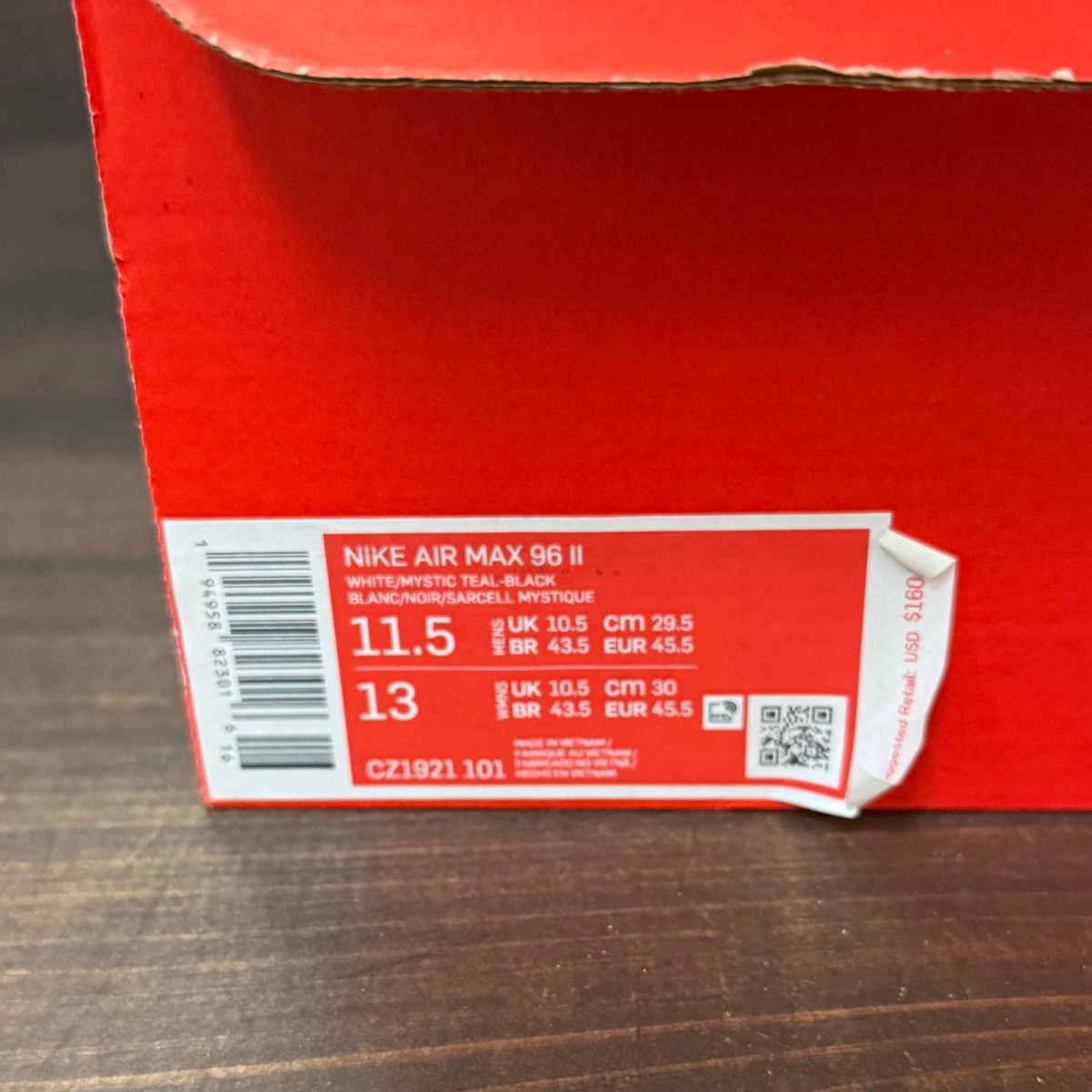 Nike Air Max 96 II Mystic Teal - Image 6