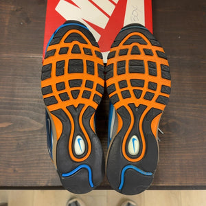 Nike Air Max Deluxe Photo Blue Orange Peel Size 9 (Pre-Owned) - aux