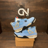 Jordan 4 Retro University Blue Size 9.5 (Pre-Owned) - Image 1
