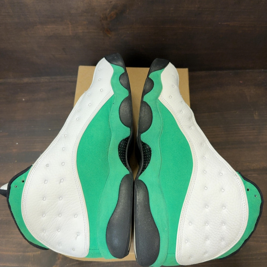 Jordan 13 Retro White Lucky Green Size 12 (Pre-Owned) - Image 7