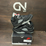 Jordan 5 Retro OG Black Metallic Reimagined (GS) Size 7Y (Pre-Owned) - front