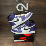 Jordan 1 Retro High Court Purple White Size 11 (Pre-Owned)