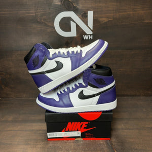 Jordan 1 Retro High Court Purple White Size 11 (Pre-Owned)