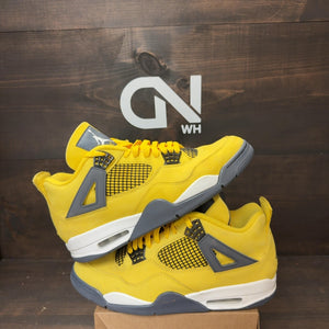 Jordan 4 Retro Lightning (2021) Size 11.5 (Pre-Owned) - Image 1